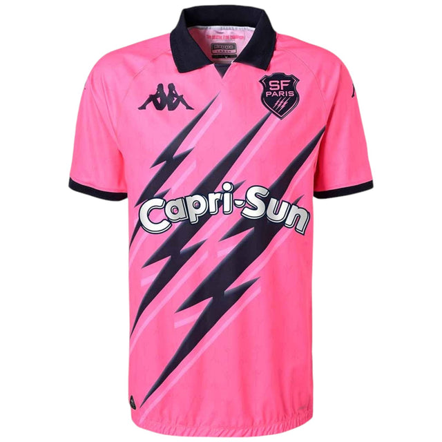 Kappa Kombat Stade Francais Paris 2024/25 Short Sleeved Home Match Replica Jersey