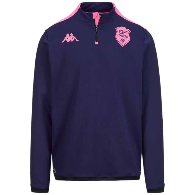 Kappa Stade Francais Paris 2024/25 Ablas Pro 8 Rugby
1/4 Zip Training Sweatshirt