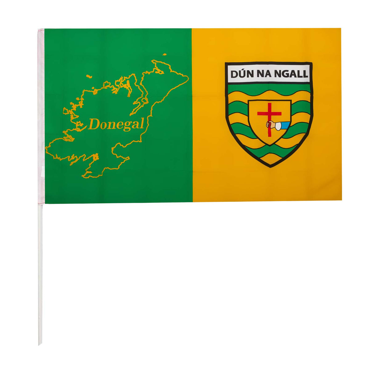 TCF Donegal GAA Handheld Flag