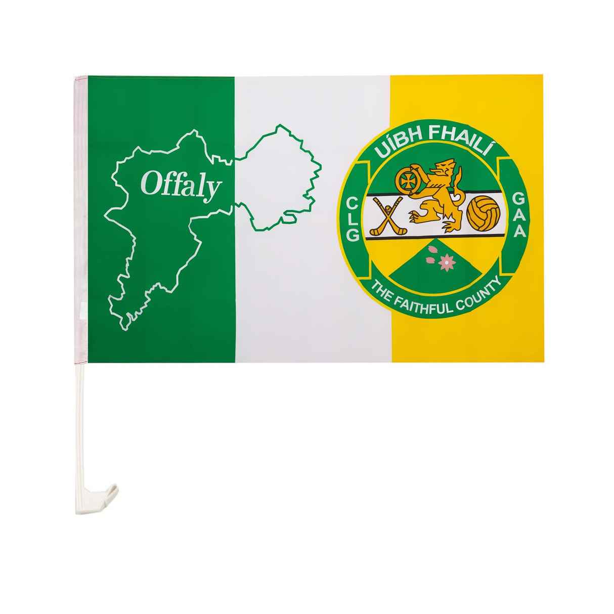 TCF Offaly GAA Car Flag