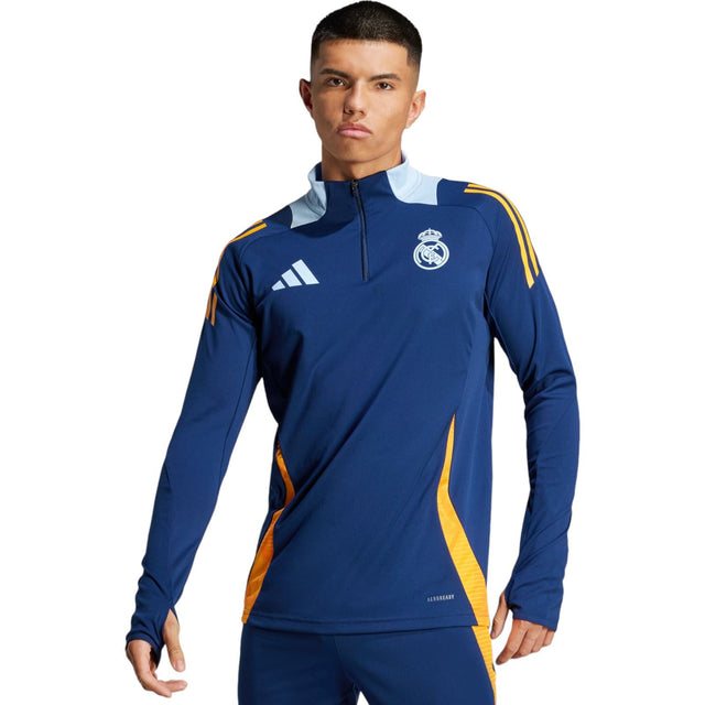 adidas Real Madrid Tiro 2024/25 Mens Quarter-Zip Training Top