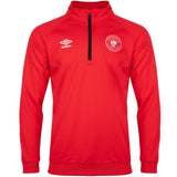 Umbro Sligo Rovers Football 2025 Mens Half-Zip Bonded Fleece Top