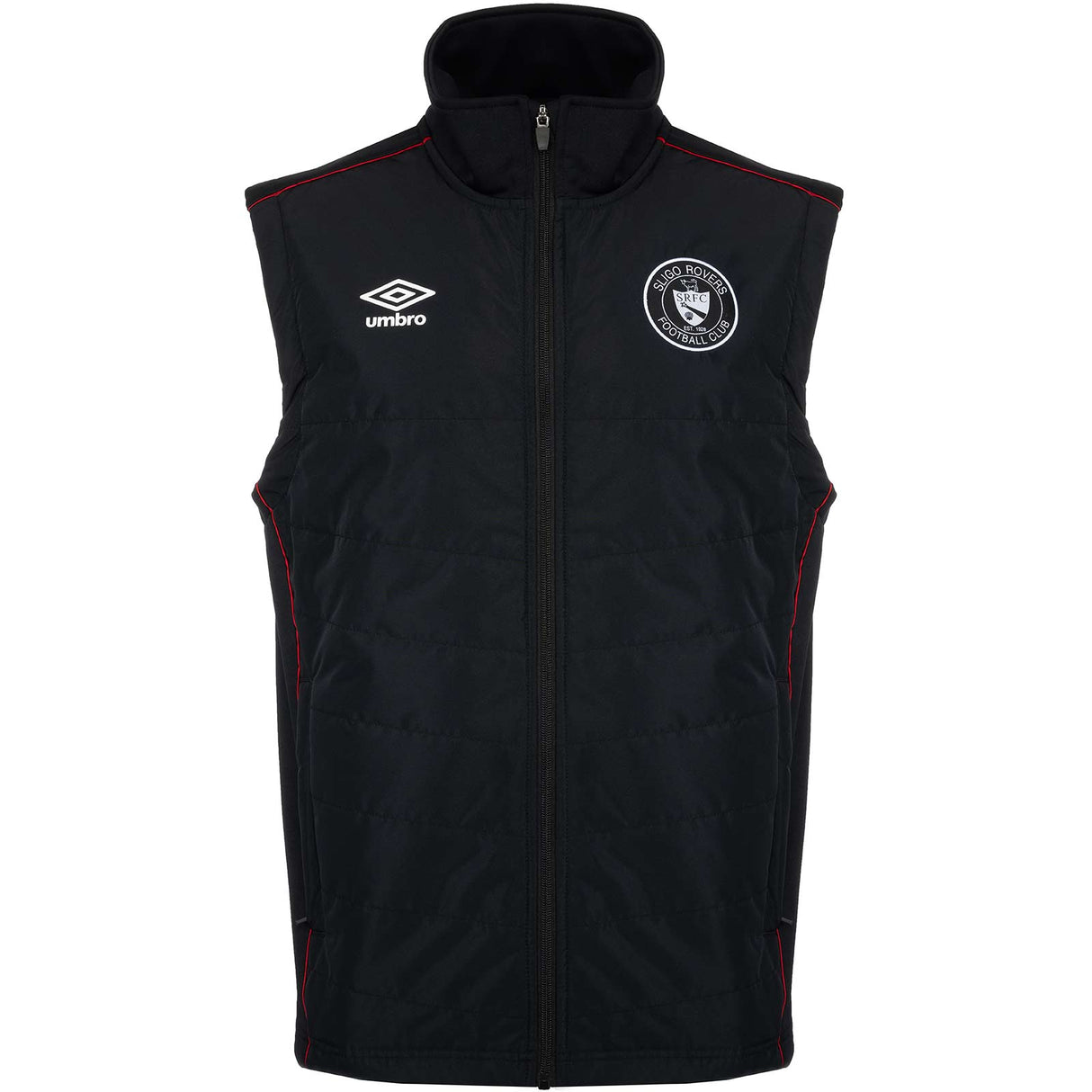 Umbro Sligo Rovers Football 2024/25 Mens Full-Zip Gilet