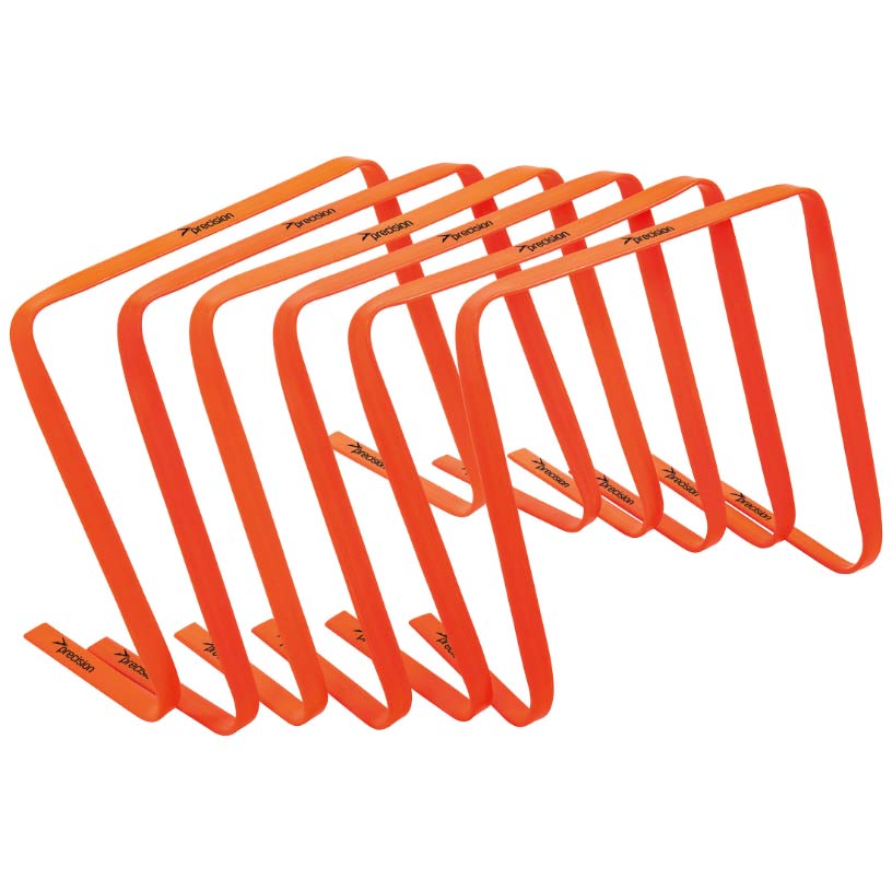 Precision Flat Hurdles Set of 6 Orange