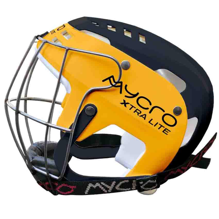 Mycro Hurling Two-Colour Helmet Black / Yellow