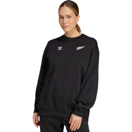 adidas All Blacks Essentials Rugby Crew Sweatshirt