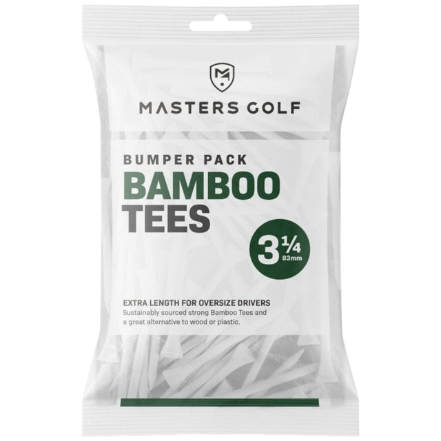 Masters Bamboo 3 1/4inch Golf Tees - 85 Pack