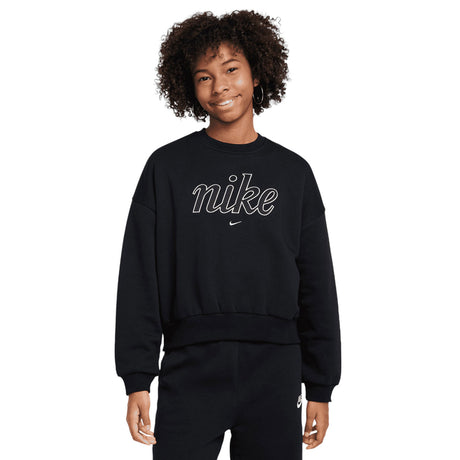 Nike Sportswear Club Fleece Girls Boxy Crew-Neck Sweatshirt