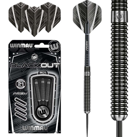 Winmau Blackout 90% Tungsten Alloy 21G Darts