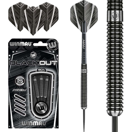 Winmau Blackout 90% Tungsten Alloy 25G Darts