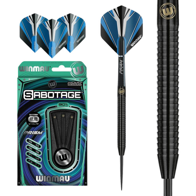 Winmau Sabotage 90% Tungsten Alloy 22G Darts