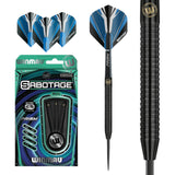 Winmau Sabotage 90% Tungsten Alloy 26G Darts - Black Version