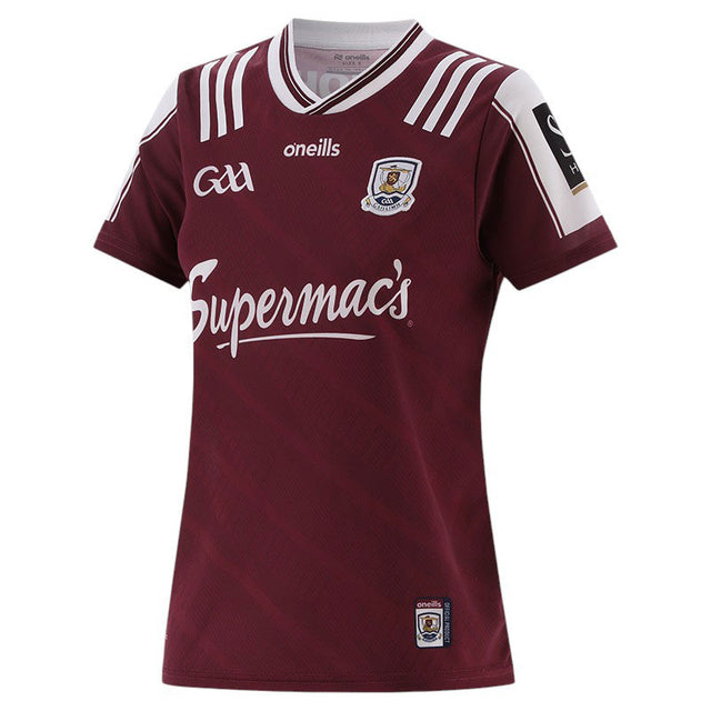 O'Neills Galway GAA 2025 Womens Fit Home Jersey