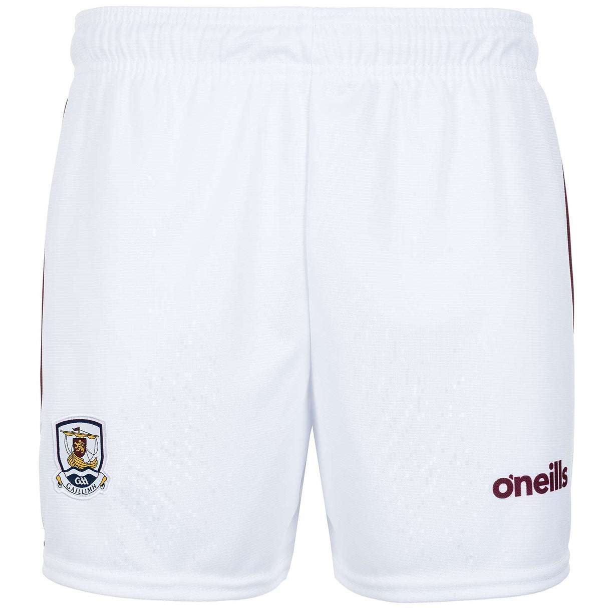 O'Neills Galway GAA 2025 Kids Printed Home Shorts