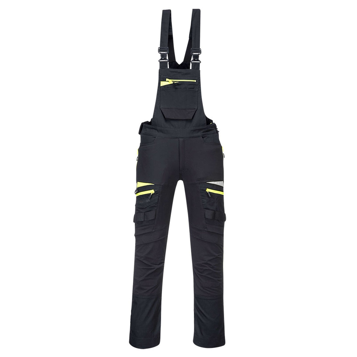 Portwest DX4 Work Bib and Brace Black