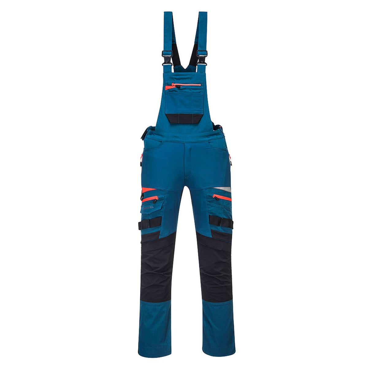 Portwest DX4 Work Bib and Brace Metro Blue