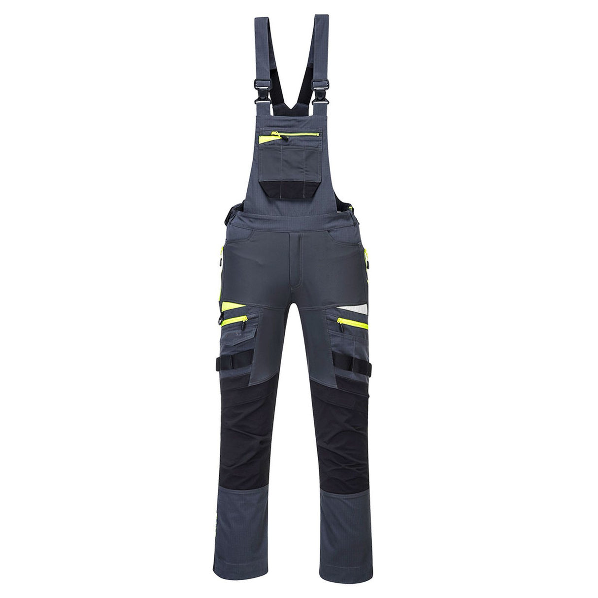 Portwest DX4 Work Bib and Brace Metal Grey