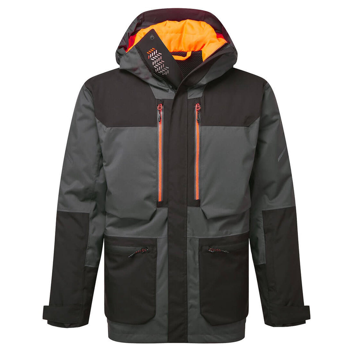 Portwest EV4 Winter Parka Jacket Metal Grey