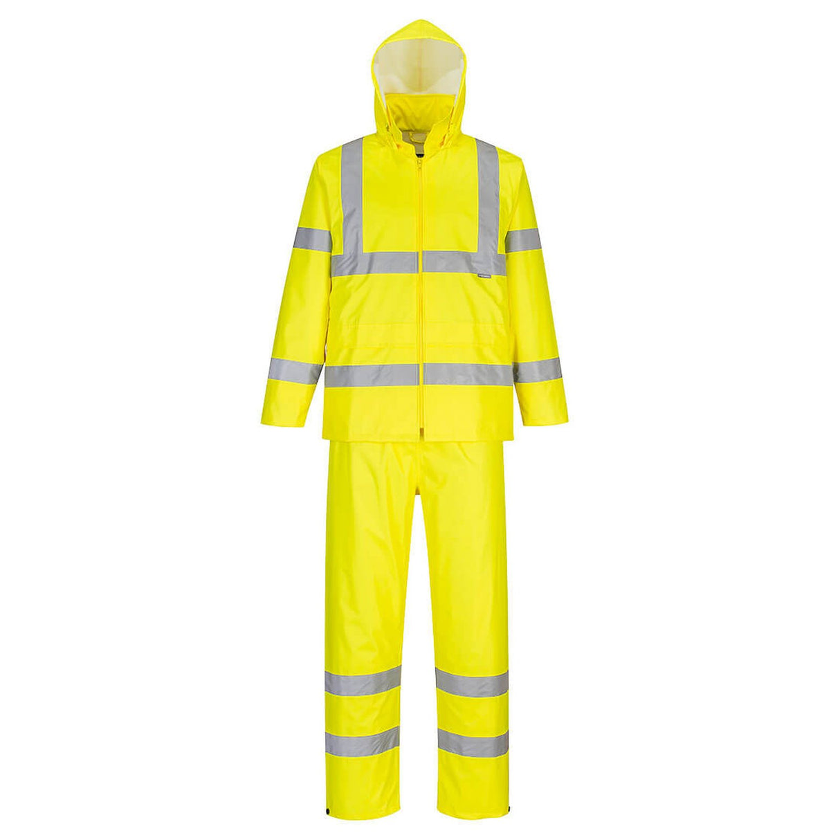 Portwest Hi-Vis Packaway Rain Suit Yellow