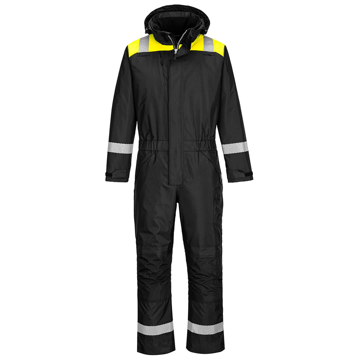 Portwest PW3 Winter Coverall Black/Yellow