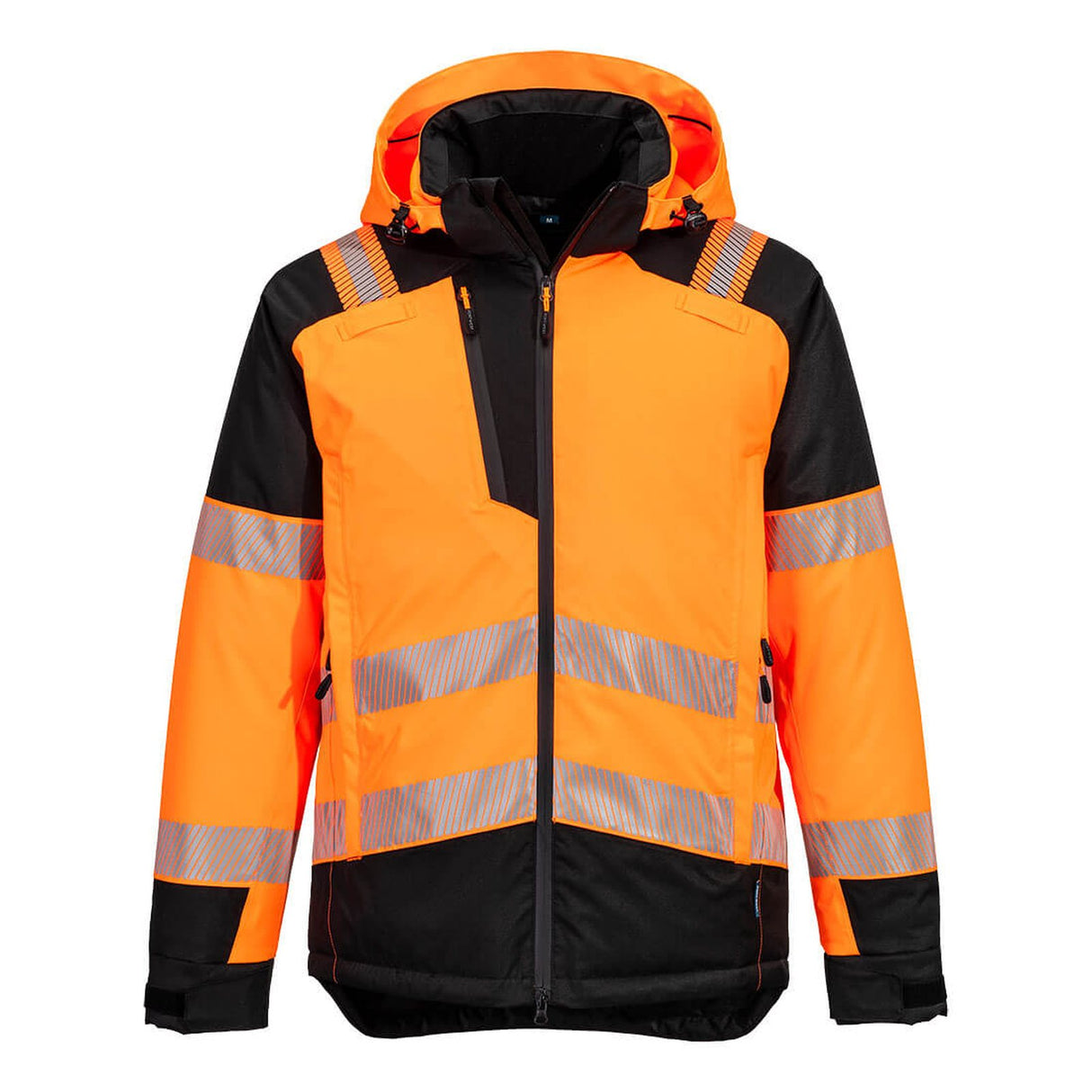 Portwest PW3 Hi-Vis Winter Jacket Orange/Black