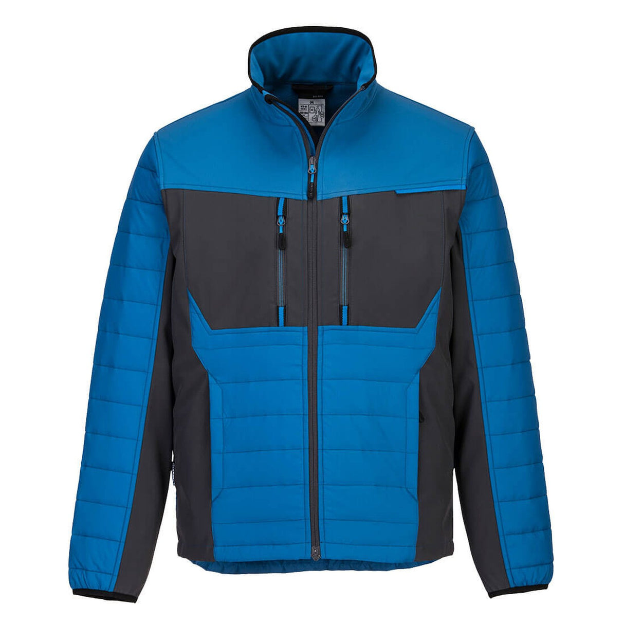 Portwest WX3 Hybrid Baffle Jacket Persian Blue