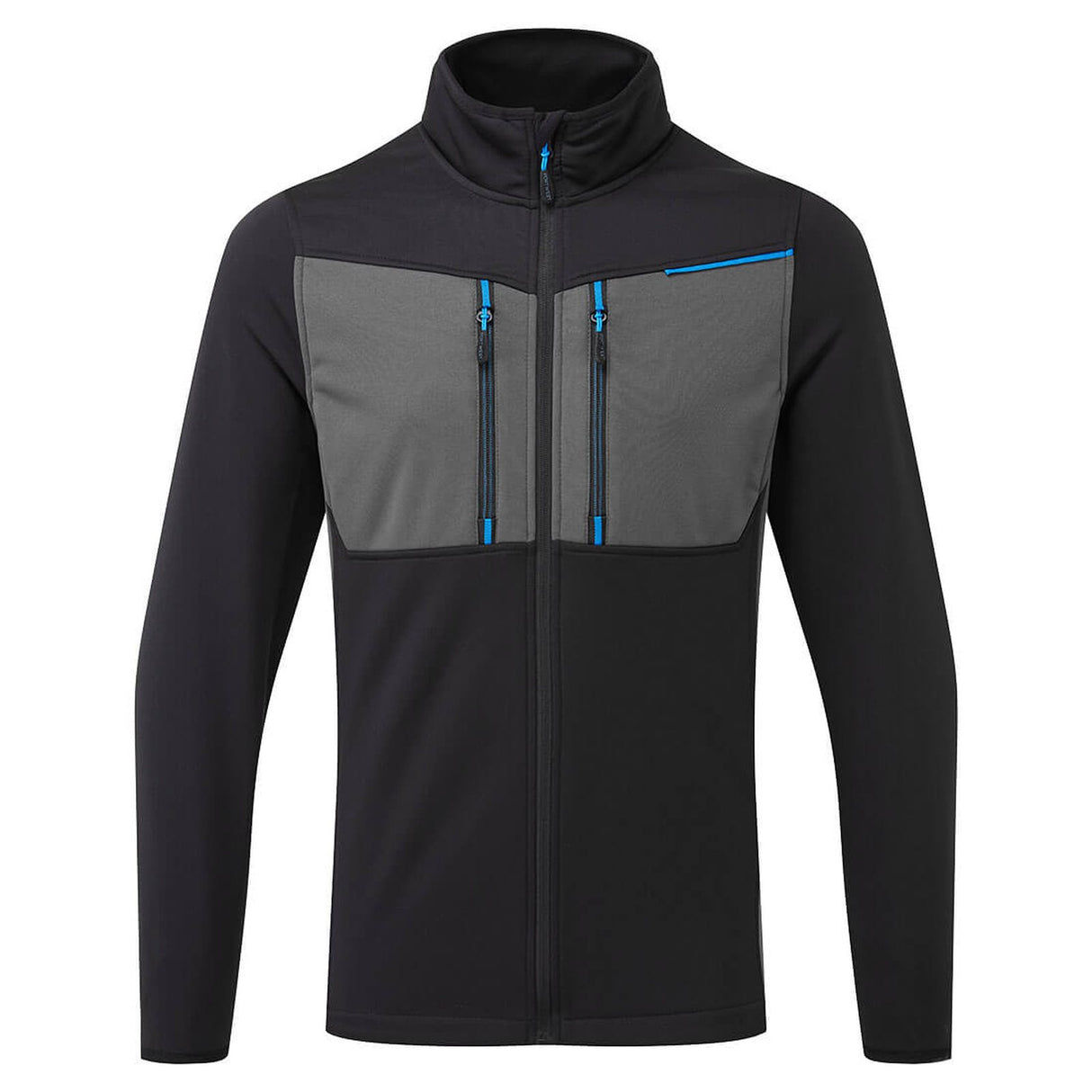 Portwest WX3 Full Zip Tech Fleece Black