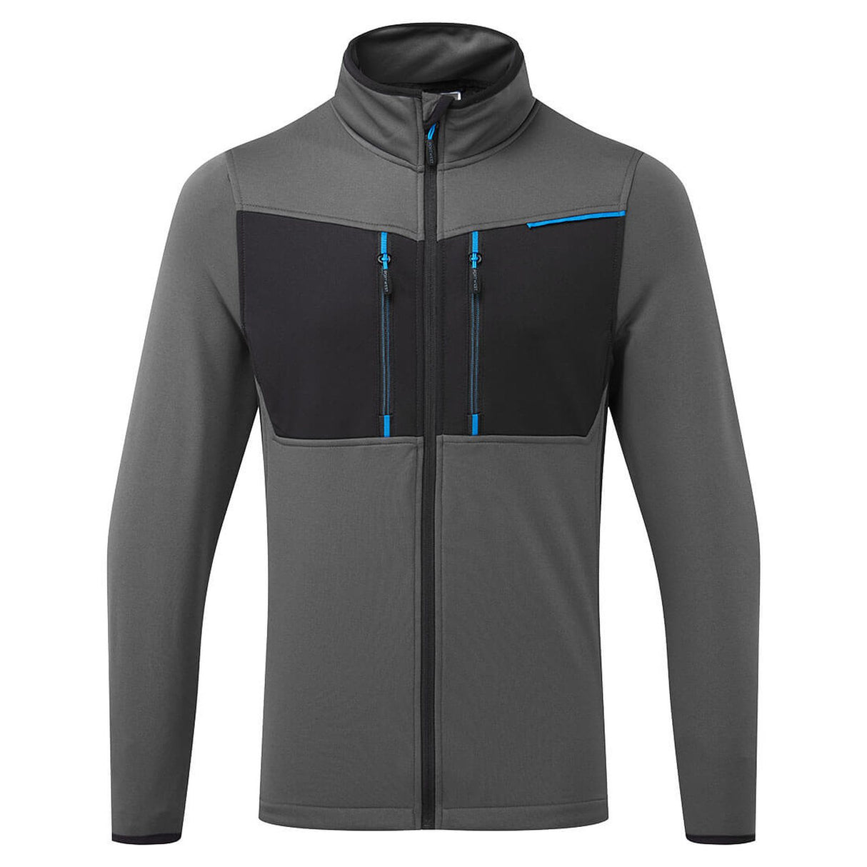 Portwest WX3 Full Zip Tech Fleece Metal Grey