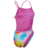 Speedo Allover Digital Vback Womens Swimsuit