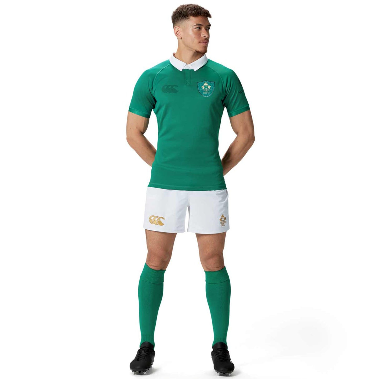 Canterbury IRFU 150TH 2024/25 Short Sleeved Home Rugby Test Jersey