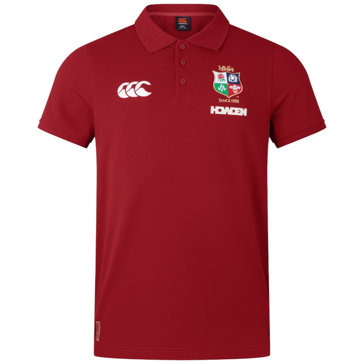 Canterbury British & Irish Lions Rugby 2024/25 Mens Short Sleeved Pique Polo Shirt