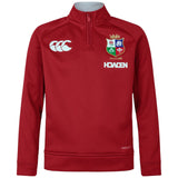 Canterbury British & Irish Lions Rugby 2024/25 Kids Half-Zip Fleece