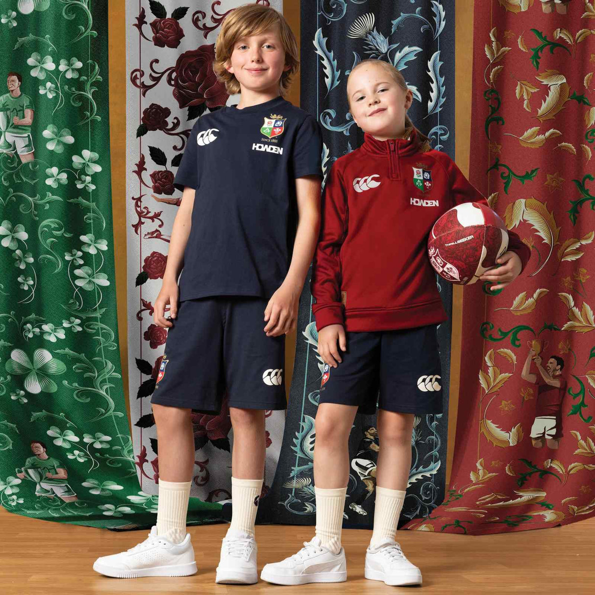 Canterbury British & Irish Lions Rugby 2024/25 Kids Half-Zip Fleece