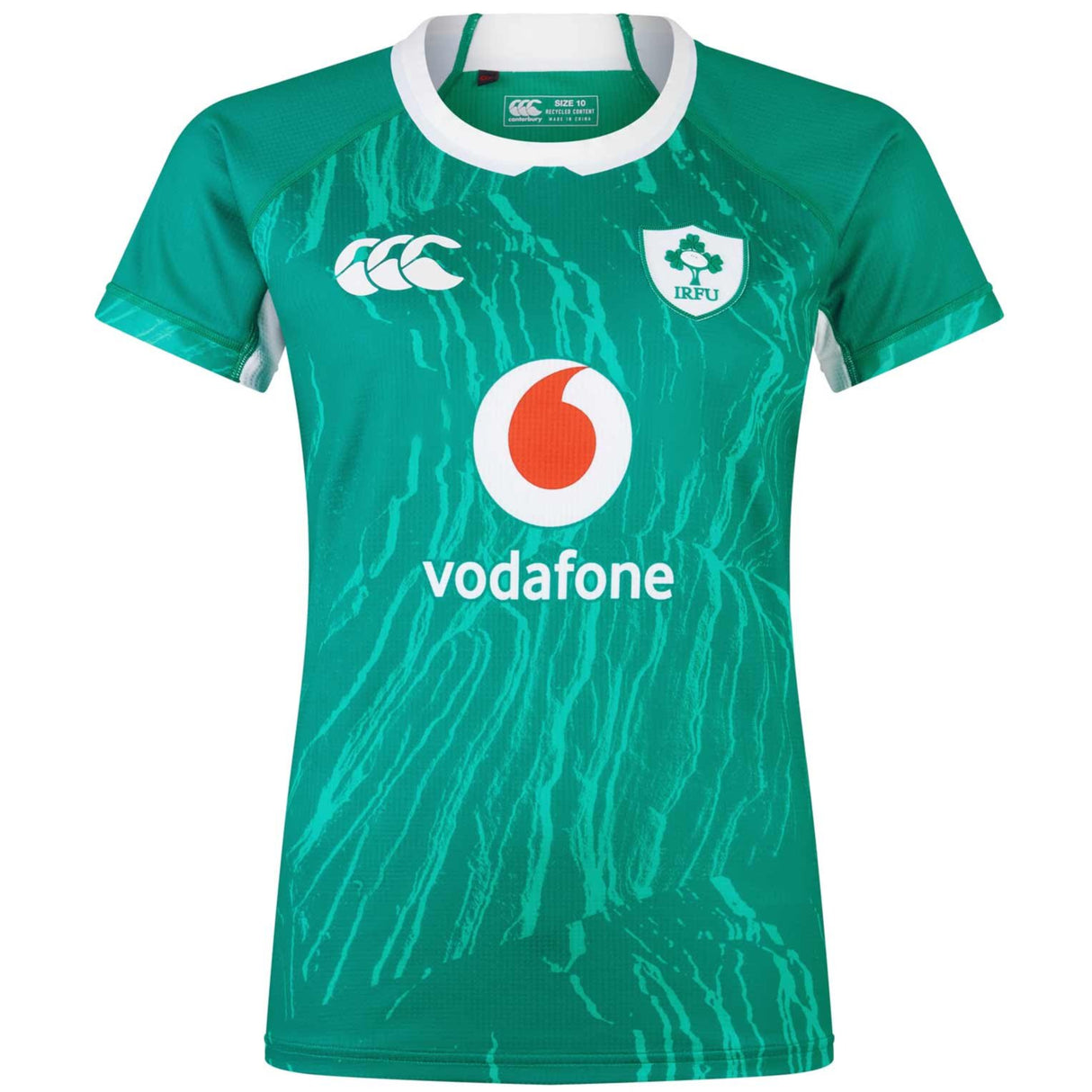 Canterbury IRFU Rugby Ireland 2024/25 Womens Short Sleeved Home Pro Jersey