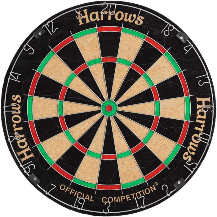 Harrows Official Competition Board