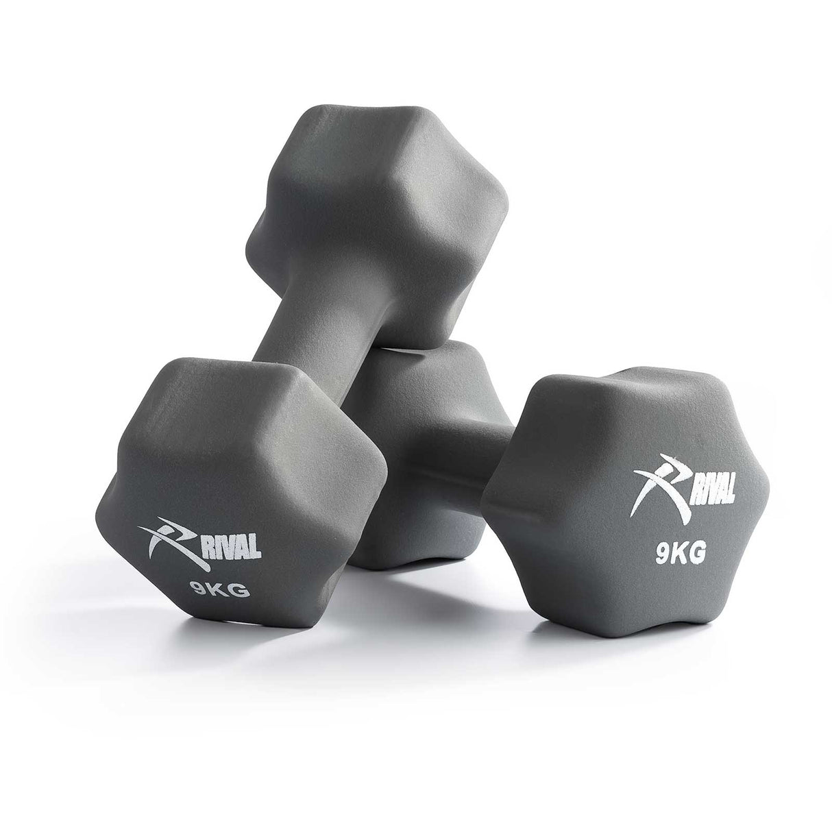 Rival Neoprene Dumbbells - 9kg Pair