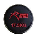 Rival Round Rubber Dumbbells - 17.5kg Pair