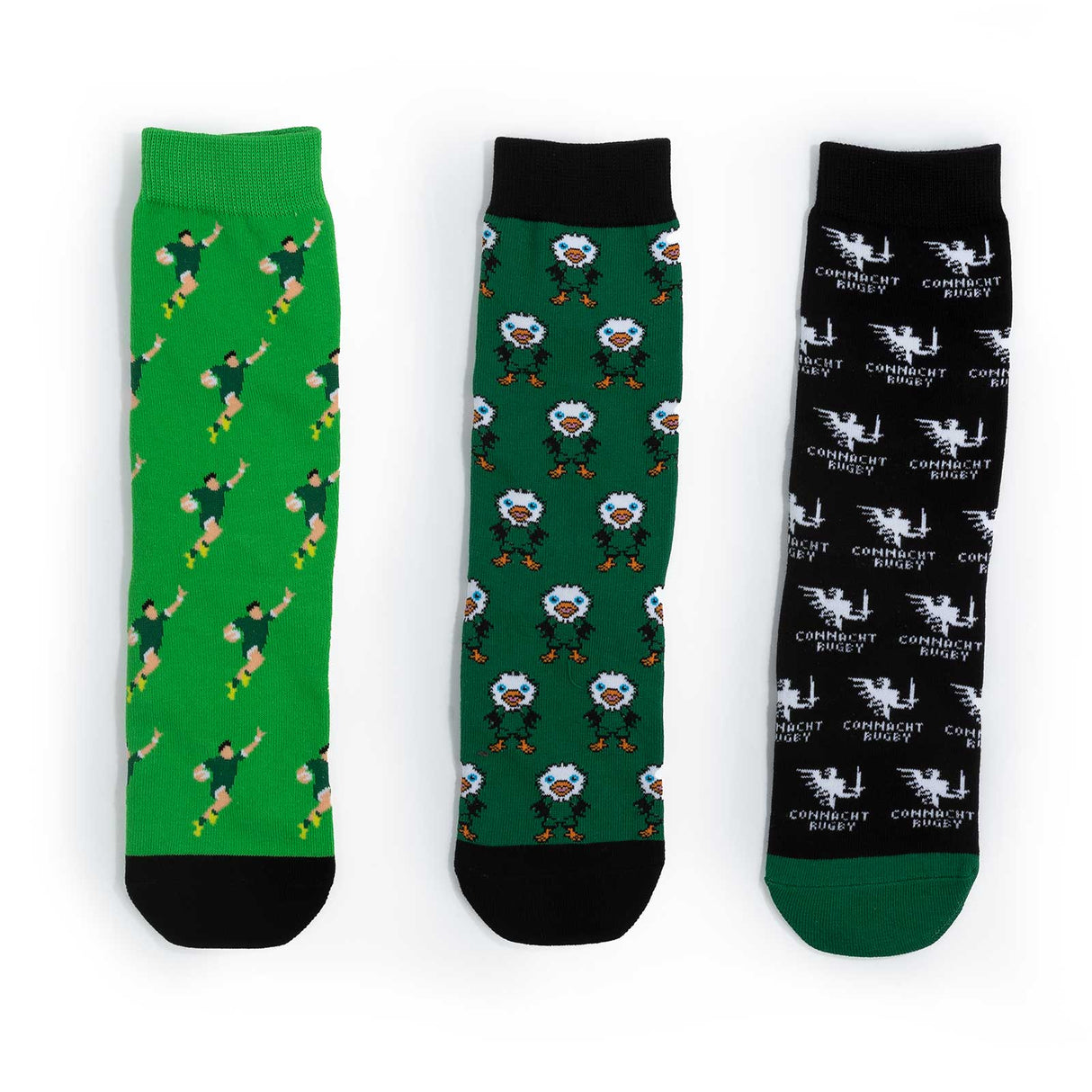 Connacht Gift Box 3 Pack Kids Socks