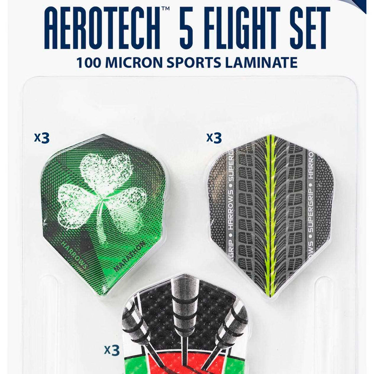 Harrows Ireland Aerotech 5 Dart Flight Sets