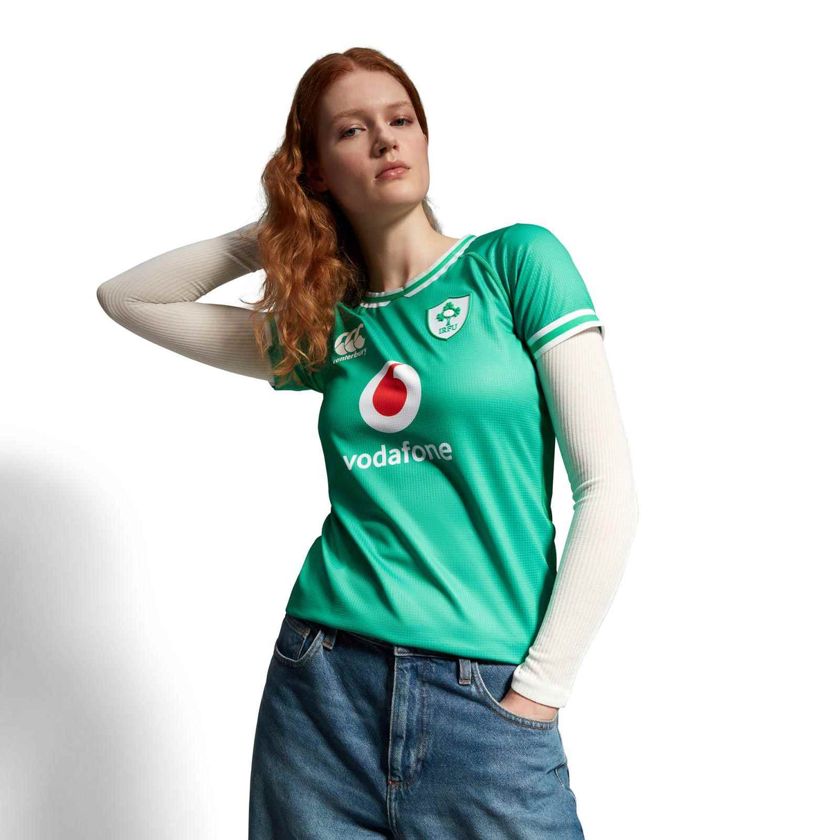 Canterbury Ireland Rugby IRFU 2023/24 Womens Home Pro Jersey