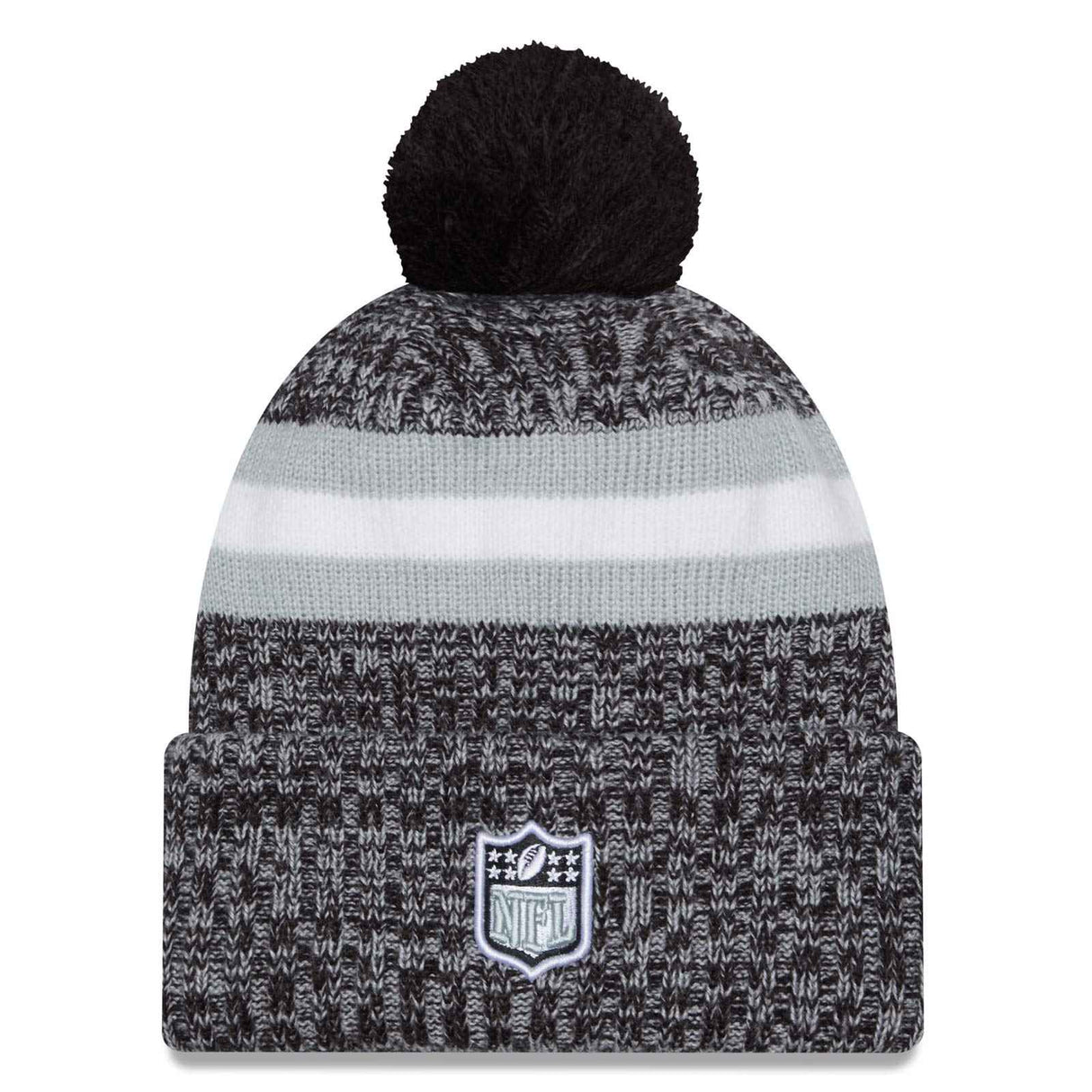 New Era Las Vegas Raiders 2023/24 Sideline Cuffed Bobble Hat