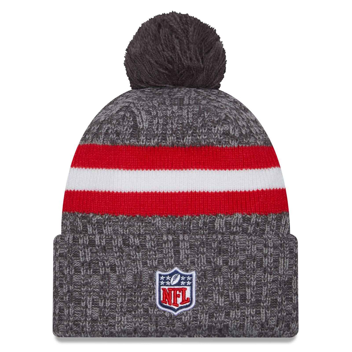 New Era New England Patriots 2023/24 Sideline Cuffed Bobble Hat