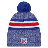 New Era Buffalo Bills 2023/24 Sideline Cuffed Bobble Hat