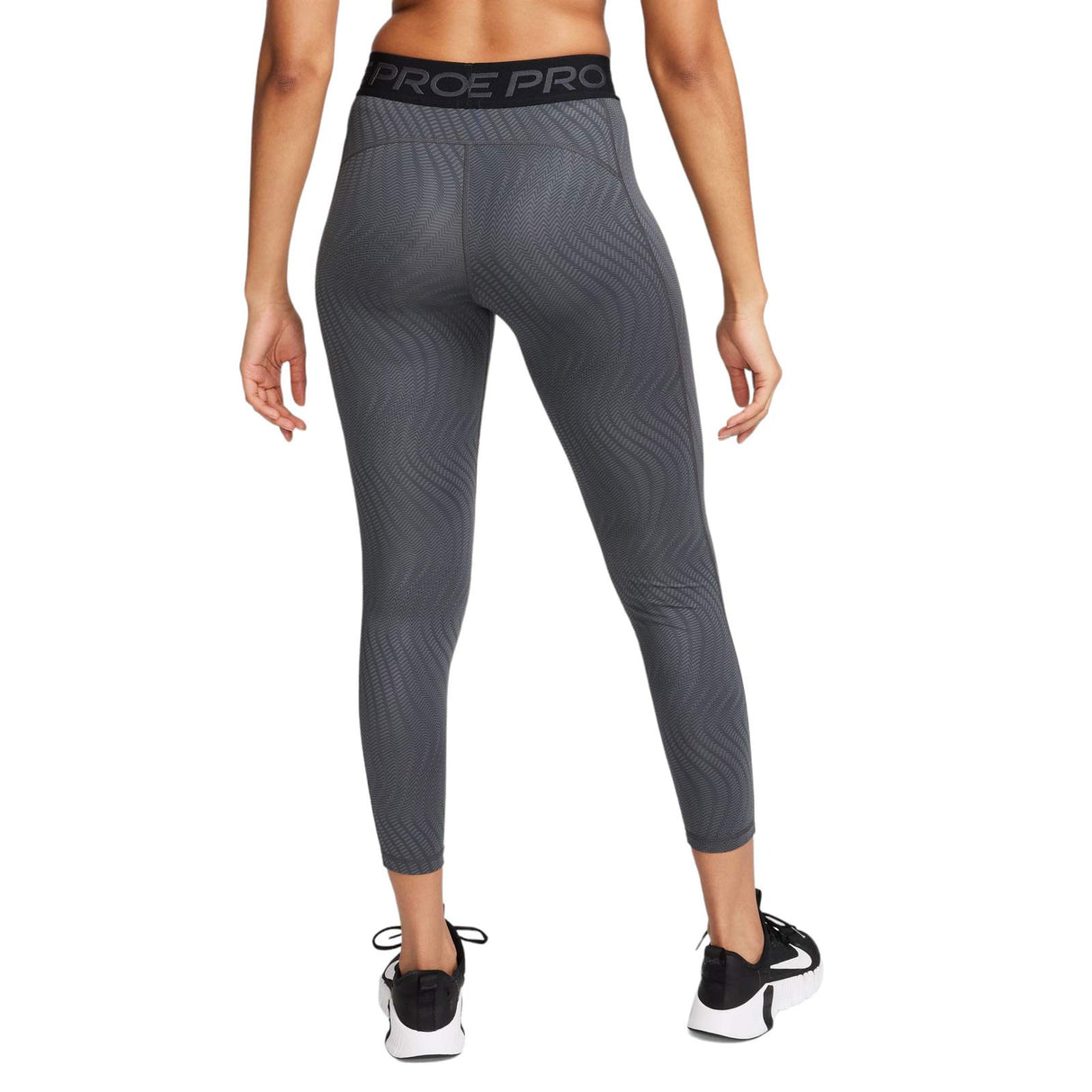 Nike Pro Womens Mid-Rise 7/8 Printed Leggings