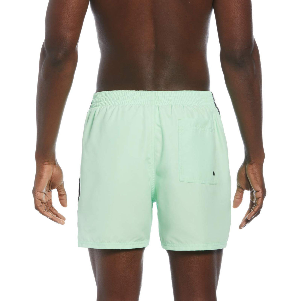 Nike Logo Tape 5in volley Mens Short Grn