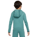 Nike Boys NSW Tech Fleece FZ Hoody Green