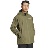 adidas Multi 2-Layer Mens Hooded Rain Jacket