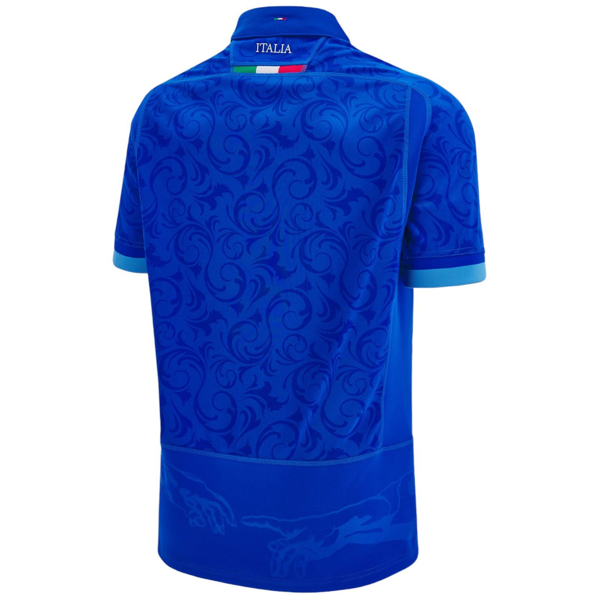 Macron Italy 2024/25 Short Sleeved Home Replica Rugby Jersey