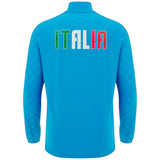 Macron Italy 2024/25 Long Sleeved 1/4 Zip Rugby Training Top