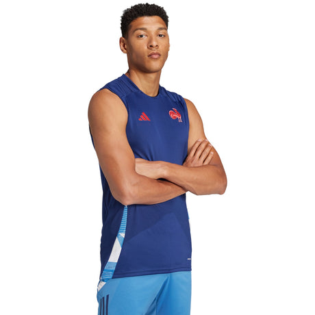 adidas France 2024/25 Rugby Training Sleeveless Singlet